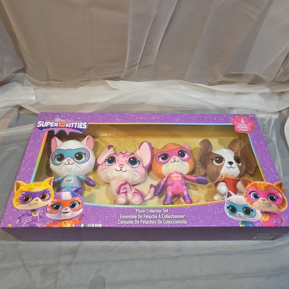 Disney Disney Junior SuperKitties‎ Exclusive 7-Inch Plush Collector Set New Box
